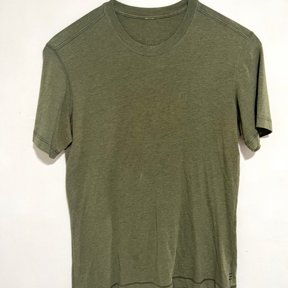 Lululemon Army Green Tshirt